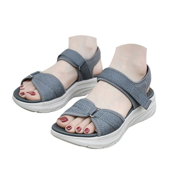 Mostsola Platform Sandals for Women Trendy Walking Shoes Comfort Adjustable Wedge Sandals