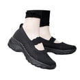 thumbnail image 1 of Mostsola Platform Sneakers for Women Lightweight Mesh Mary Jane Shoes Arch Support Walking Shoes, 1 of 8