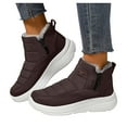 thumbnail image 1 of Mostsola Platform Snow Boots for Women Comfortable Chunky Sole Furry Lined Winter Warm Ankle Boots, 1 of 9