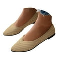 thumbnail image 1 of Mostsola Pointed Toe Flats for Women Comfort Dressy Woven Ballet Flats Work Business Casual Shoes, 1 of 9