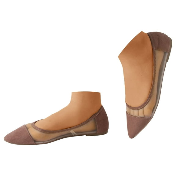 Mostsola Pointed Toe Flats for Women Slip on Mesh Ballet Flats Shoes Casual Lightweight Loafers