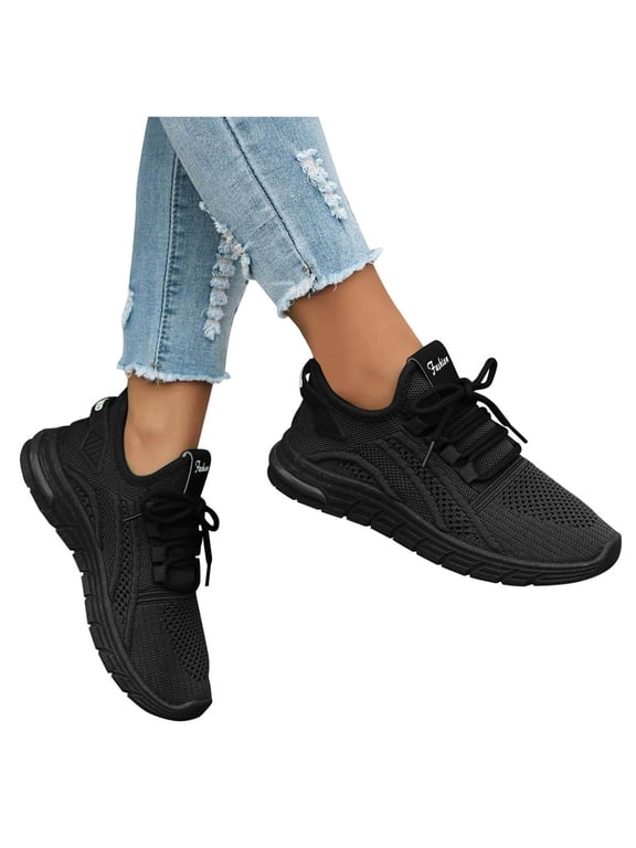 Running Shoes for Women Mesh Sneakers Lightweight Tennis Shoes Non Slip Gym Workout Shoes