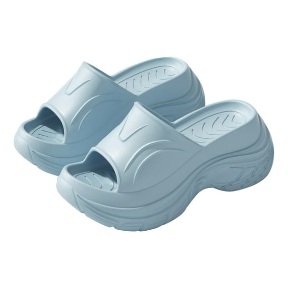 Mostsola Sandals for Women 2025 Fashion Platform Slip on Shoes Open Toe Slides Heels