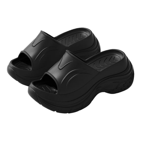 Mostsola Sandals for Women 2025 Fashion Platform Slip on Shoes Open Toe Slides Heels