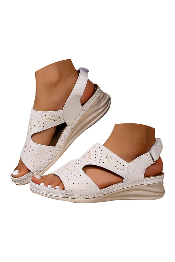 Sandals for Women 2025 Slingback Beach Shoes Comfortable Arch Support Walking Shoes