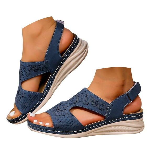 Mostsola Sandals for Women 2025 Slingback Beach Shoes Comfortable Arch Support Walking Shoes