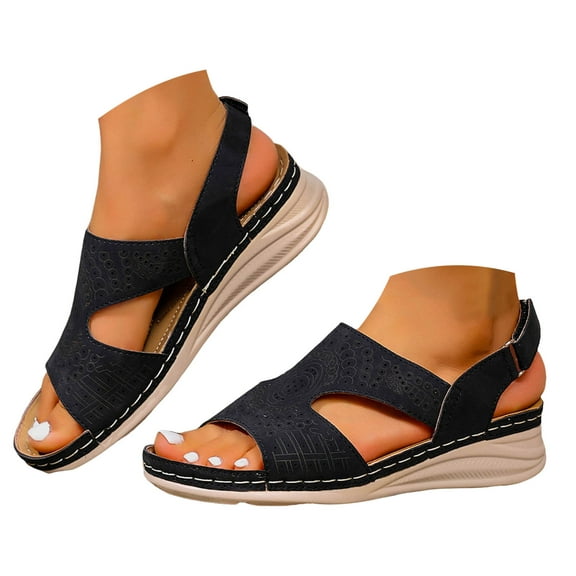 Mostsola Sandals for Women 2025 Slingback Beach Shoes Comfortable Arch Support Walking Shoes