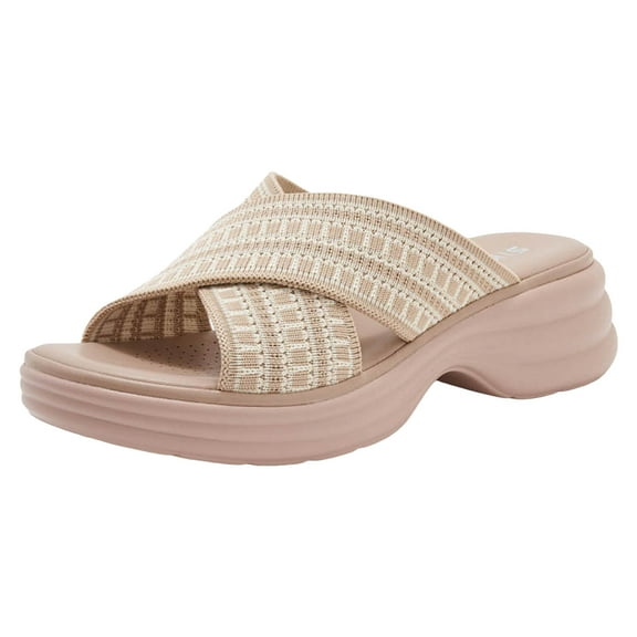 Mostsola Sandals for Women Trendy Open Toe Slip on Walking Shoes Lightweight Summer Dress Shoes