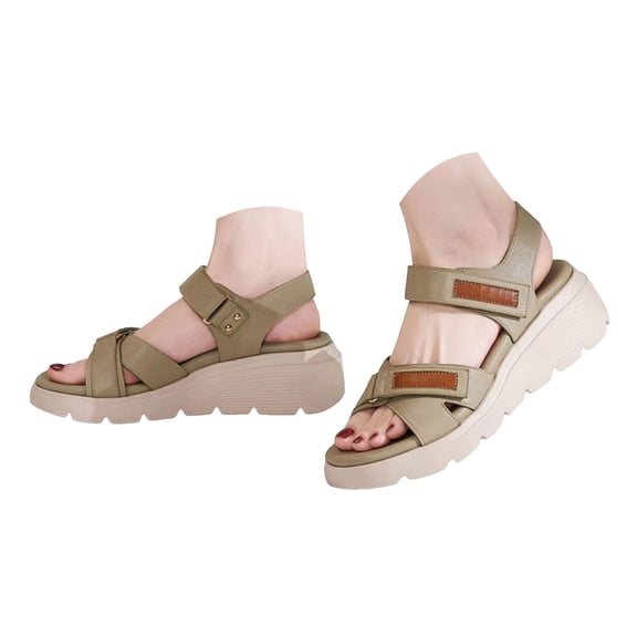 Mostsola Sandals for Women Trendy Strappy Summer Beach Shoes Casual Wedges Arch Support Dress Shoes