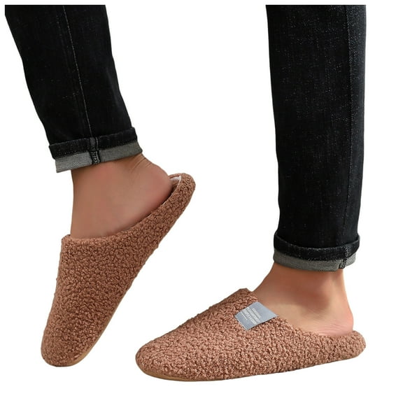 Mostsola Scuff Slippers for Women Comfort Memory Foam Slip on House Shoes Indoor Bedroom Slippers