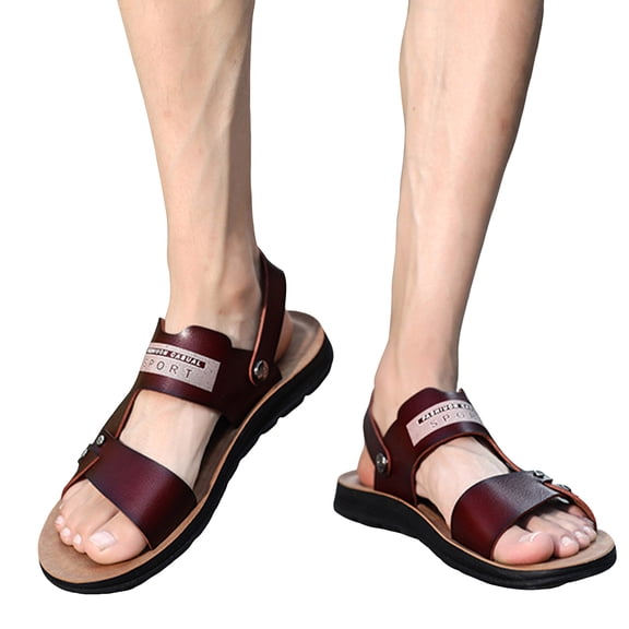 Mostsola Slides for Men Adjustable Slip on Shoes Comfortable Arch Support Sandals Beach Shoes