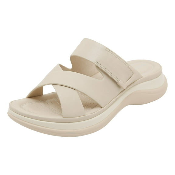 Mostsola Slides for Women Casual Comfortable Arch Support Slip on Shoes Summer Dressy Slippers