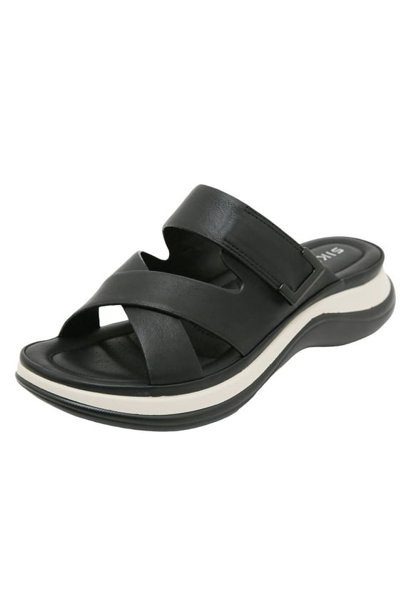 Slides for Women Casual Comfortable Arch Support Slip on Shoes Summer Dressy Slippers