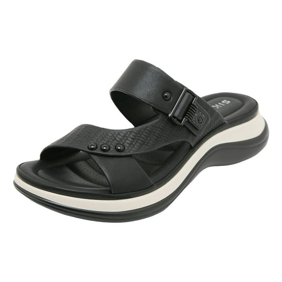 Mostsola Slides for Women Casual Comfortable Arch Support Slip on Shoes Summer Dressy Slippers