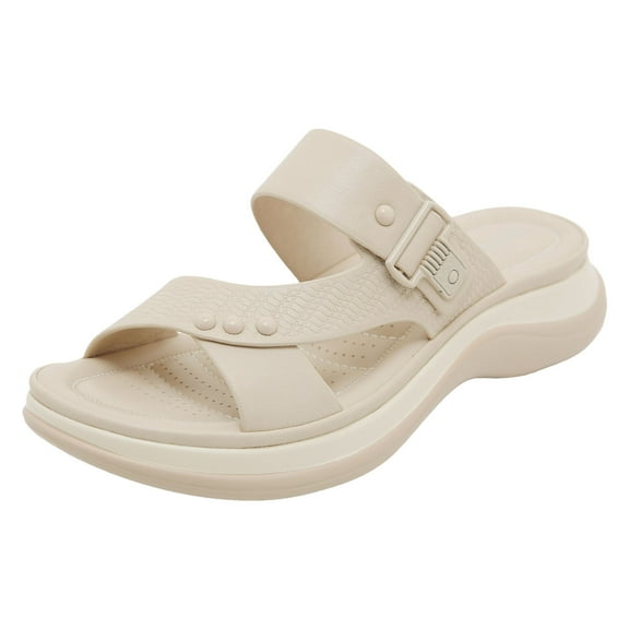 Mostsola Slides for Women Casual Comfortable Arch Support Slip on Shoes Summer Dressy Slippers