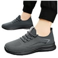 thumbnail image 1 of Mostsola Slip on Walking Shoes for Men Brearhable Lace up Tennis Shoes Casual Lightweight Sneakers, 1 of 8