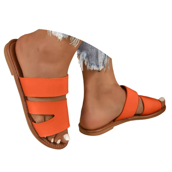 Mostsola Slippers for Women Lightweight Soft Slide Sandals Casual Flats Summer Beach Shoes