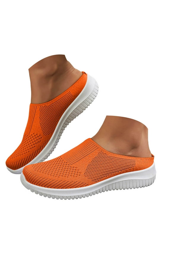Slippers for Women Mesh Slip on Slides Lightweight Mules Shoes Comfortable Walking Shoes