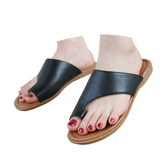 Mostsola Slippers for Women Slip on Flat Sandals Casual Memory Foam Summer Slides Flip Flops