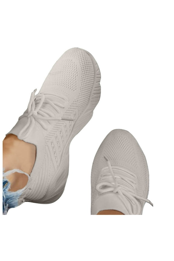 Sneaerks for Women Knit Mesh Lightweight Slip on Sock Shoes Walking Athletic Shoes