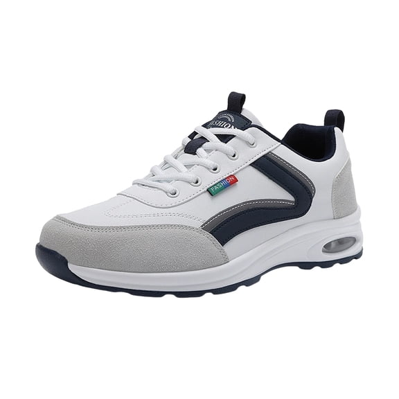 Mostsola Sneakers for Men Lace up Running Shoes Fashion Lightweight Non-Slip Athletic Shoes