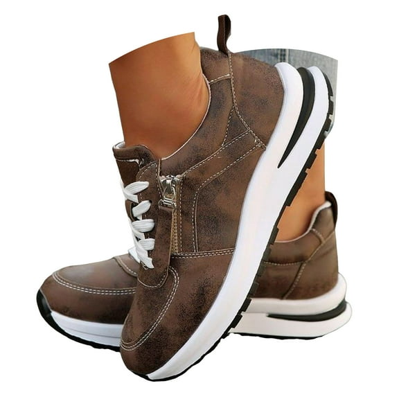 Mostsola Sneakers for Women Comfort Arch Support Running Shoes Lace up Fashion Athletic Shoes