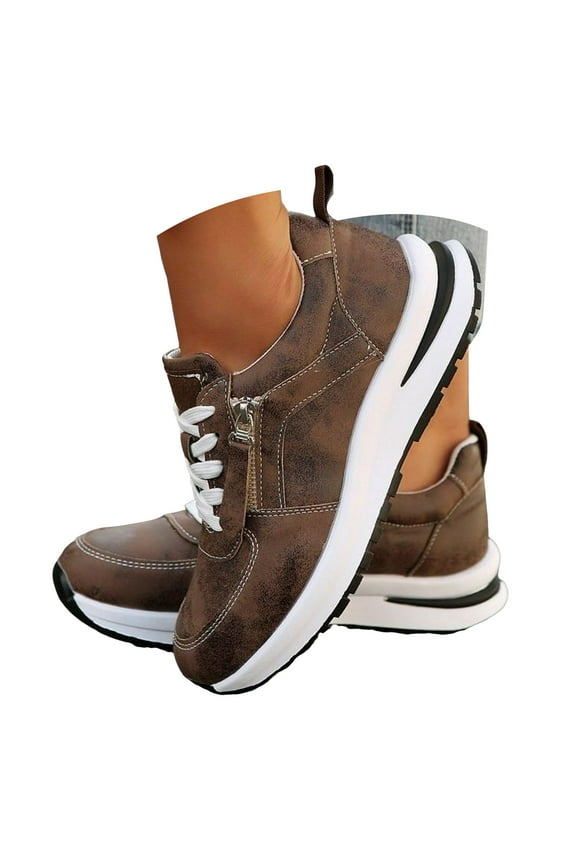 Sneakers for Women Comfort Arch Support Running Shoes Lace up Fashion Athletic Shoes