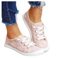 thumbnail image 1 of Mostsola Sneakers for Women Low Top Walking Shoes Slip on Flats Loafers Casual Lace Mesh Shoes, 1 of 8