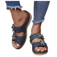 thumbnail image 1 of Mostsola Summer Sandals for Women 2025 Bohemian Comfortable Wedge Orthopedic Slides Walking Shoes, 1 of 8