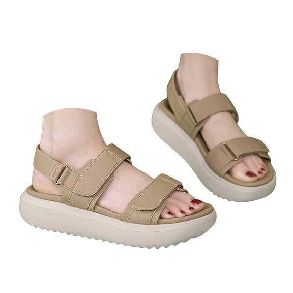 Mostsola Walking Sandals for Women Arch Support Platform Sandals Casual Adjustable Beach Shoes