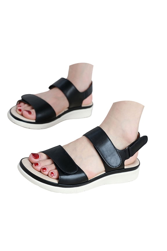 Walking Sandals for Women Breathable Arch Support Summer Athletic Beach Shoes Flats