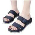 thumbnail image 1 of Mostsola Walking Shoes Women Casual Lightweight Slip on Orthopedic Sandals with Arch Support, 1 of 9