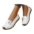 thumbnail image 1 of Mostsola Walking Shoes Women Comfort Anti-Slip Penny Loafers Soft Sole Business Casual Shoes, 1 of 7
