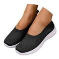 thumbnail image 1 of Mostsola Walking Shoes Women Comfortable Slip on Sneakers Knit Mesh Loafers Lightweight Flats, 1 of 9