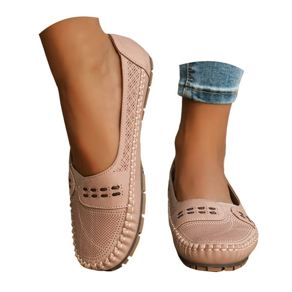 Mostsola Walking Shoes Women Dressy Soft Flat Loafers Barefoot Driving Shoes Casual Slip on Flats