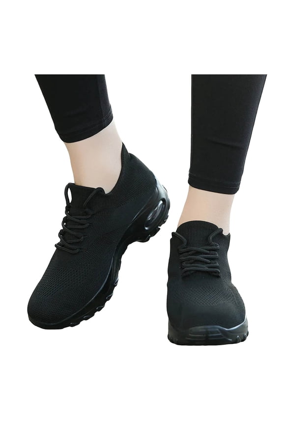 Walking Shoes Women Sock Fashion Sneakers Slip on Non-Slip Air Cushion Tennis Shoes