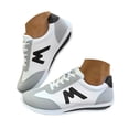 thumbnail image 1 of Mostsola Walking Shoes Women Trendy Lace up Runnin Shoes Comfortable Athletic Shoes Fashion Sneakers, 1 of 6