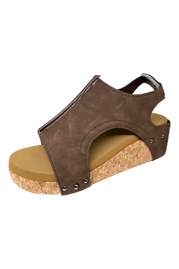Wedge Sandals for Women Open Toe Platform Sandals Slingback Ankle Strap Summer Dress Shoes