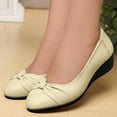 thumbnail image 1 of Mostsola Wedges Heels for Women Closed Toe Dress Shoes Business Casual Shoes Office Pumps Shoes, 1 of 4