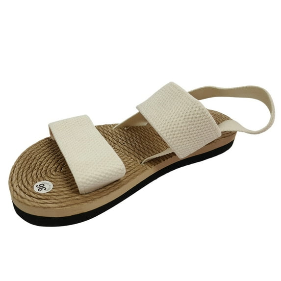 Mostsola Women's Flat Sandals Comfortable Slip on Slingback Lightweight Casual Walking Sandals