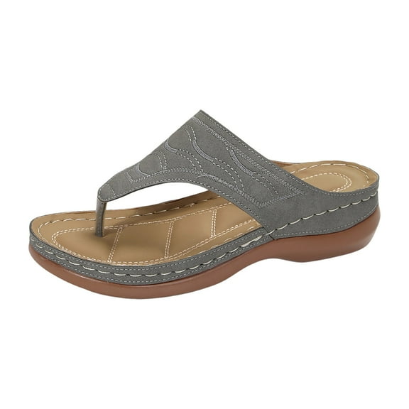 Mostsola Women's Flip Flops Fashion Platform Wedge Thong Sandals Beach Shoes Outdoor Summer Slipper