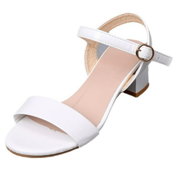 Mostsola Women's Heels Open Toe Slingback Heeled Sandals Wedding Bridal Dress Shoes Casual Pumps