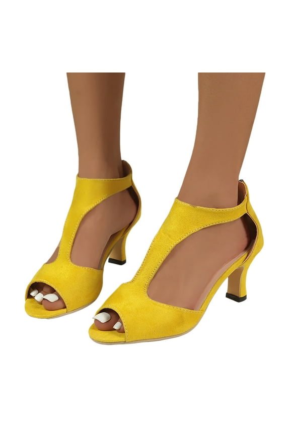 Women's Kitten Heel Sandals Peep Toe Sexy Dressy Pumps Shoes for Wedding Party Evening
