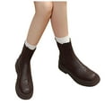 thumbnail image 1 of Mostsola Womens Chelsea Boots Round Toe Low Heel Fall Booties Elastic Pull on Platform Ankle Boots, 1 of 9