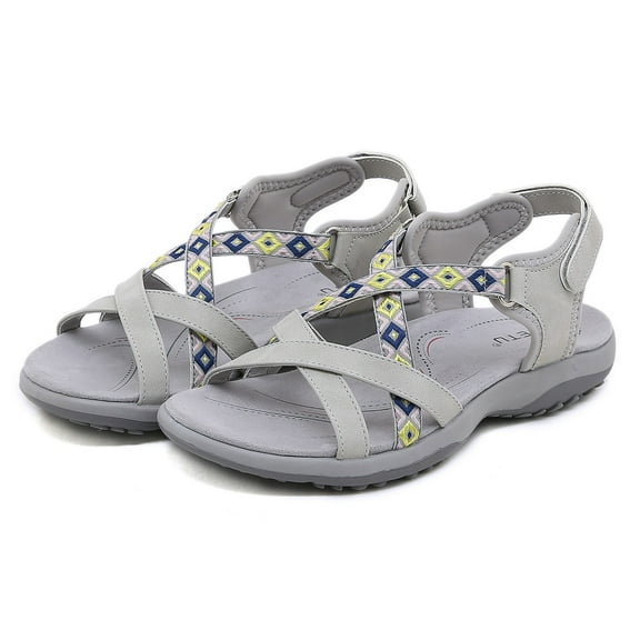 Mostsola Womens Hiking Sandals Adjustable Strappy Beach Shoes Anti-Slip Outdoor Athletic Shoes