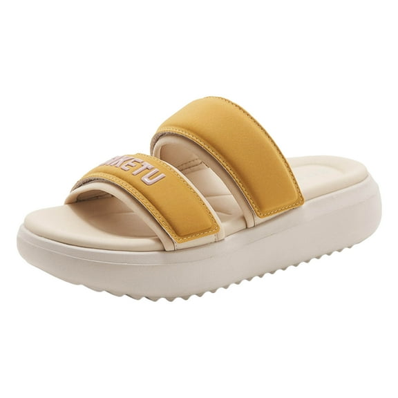 Mostsola Womens Orthopedic Sandals Open Toe Platform Slides Shoes Casual Outdoor Slip on Slippers