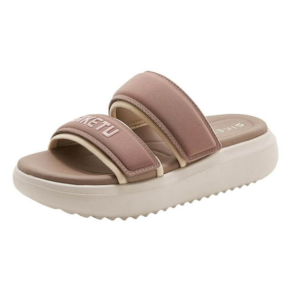 Mostsola Womens Orthopedic Sandals Open Toe Platform Slides Shoes Casual Outdoor Slip on Slippers