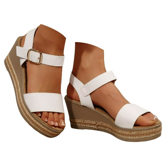 Mostsola Womens Sandals Platform Slingback Heels Open Toe Comfort Walking Shoes Wedge Pumps