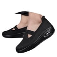 thumbnail image 1 of Mostsola Womens Sneakers Platform Loafers Air Cushion Mesh Walking Shoes Slip on Nurse Shoes, 1 of 6