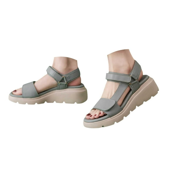 Mostsola Womens Walking Sandals Anti-Slip Casual Summer Outdoor Comfort Platform Wedge Sandals